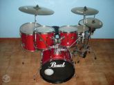 Bateria Pearl Export, vermelho Ferrari Perolado